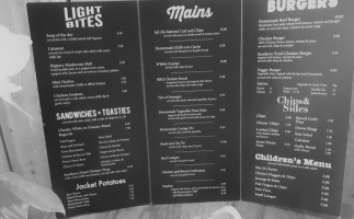 The Atmospheric Railway Inn menu