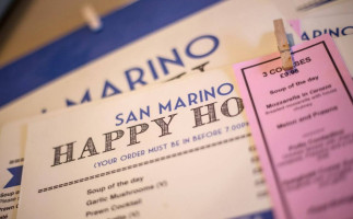 San Marino menu