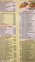 New Sunbury Chinese Foods menu