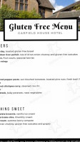 Garfield House menu