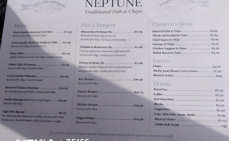 Neptune Fish menu