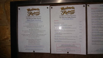 The Boat Inn menu