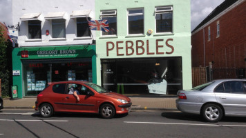 Pebbles outside