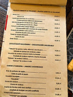 Restaurante Vodka Bar menu