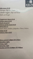 London Inn menu