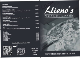 Llieno's Pizza Company food