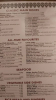 Raja Tandoori menu
