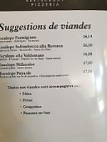 Casa Ingrao menu