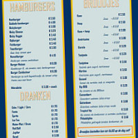 Frituur De Conducteur menu