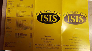 Isis menu