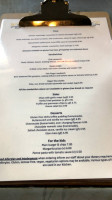 The Delaval Arms menu