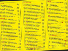 Cité Florrisante menu