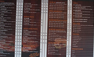 Kværndrup Pizza Grill menu