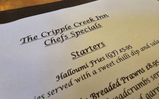 The Cripple Creek Inn menu