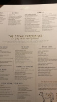 Miller Carter Steakhouse menu