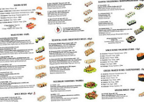 Sushi Shop Domino menu