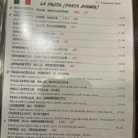 Giovanni Luca menu