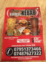Stansted Express Kebab food