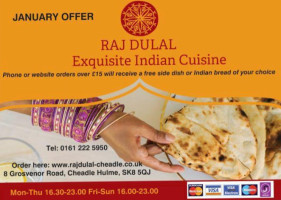 Raj Dulal Indian Takeaway food