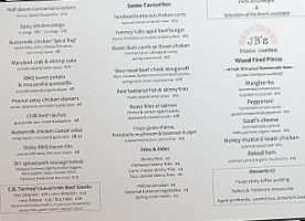 The Villager Bar Restaurant menu