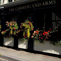 The Cumberland Arms outside