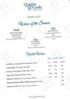 Quinlan Cooke Boutique Qc’s Seafood menu