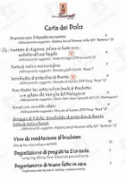 Trattoria Visconti menu