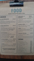 The Lounge Cafe Brackley menu