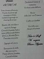 Italia Risorta menu