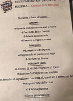 Pizzeria E Mezzometro menu