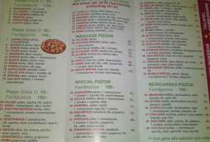 Roslagens Pizzabutik menu