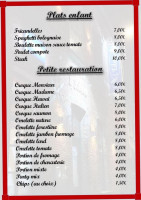 L' Éden Taverne menu