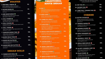 Made In India By Aahar menu