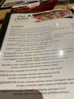 Chez L'italien menu