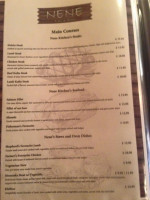 Nene Cafe And Bistro menu