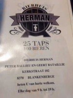 Brasserie Herman food