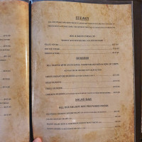 The Old Forge Sewerby menu