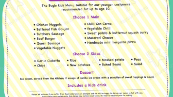 The Bugle menu
