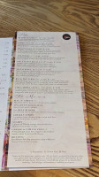 The Wyvern menu