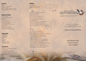 Guynemer menu