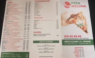 Pizzeria Messina menu