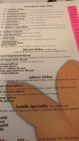 Saffron menu