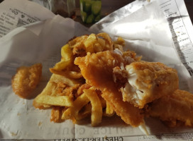 Davy's Fish Chips food
