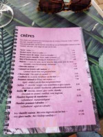 La Fille Du Boulanger menu