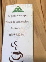 Le Petit Boulanger menu