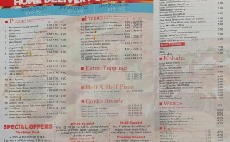 Palmersville Chippy menu