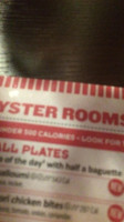 The Oyster Room menu