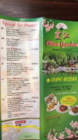 China Garden menu