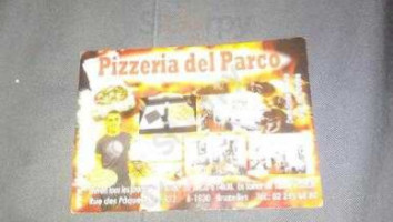 Pizzeria Del Parco menu