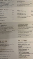 Goldcroft Inn menu